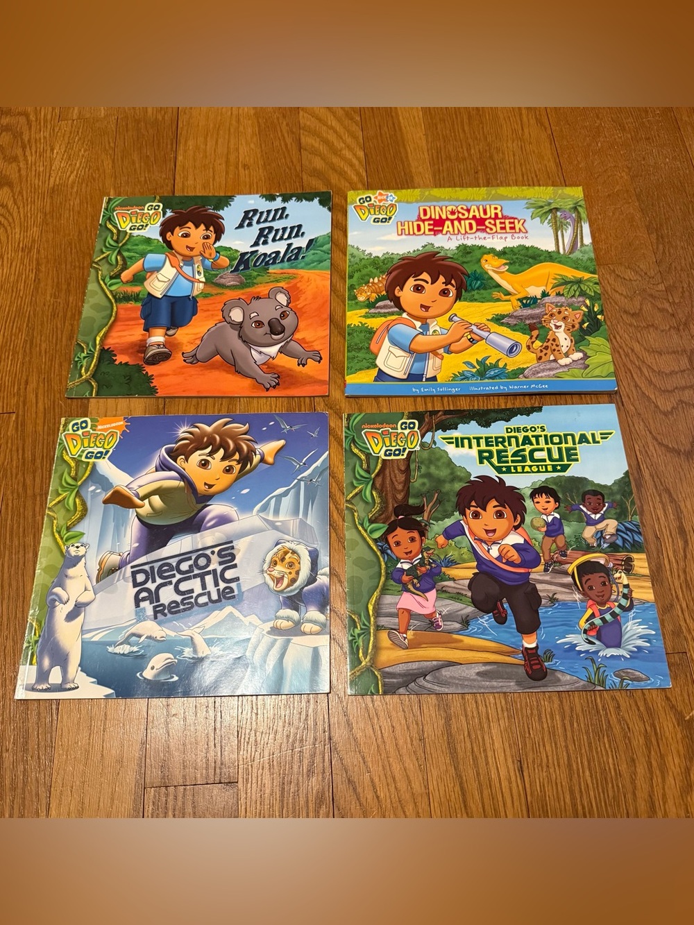 Lot of 4 Go Diego Go Kids Adventure Picture Books
